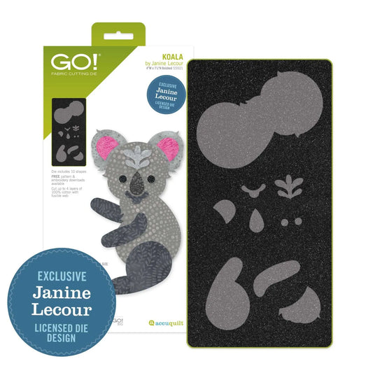 GO! Koala Die by Janine Lecour - Accuquilt