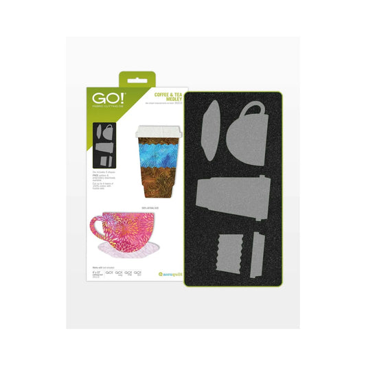 GO! Coffee & Tea Medley Die - Accuquilt