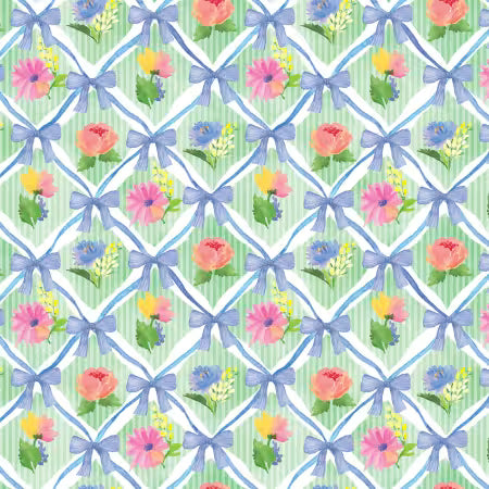 Bows & Blooms - Multi Lattice Bows & Flowers -BQ4540-60