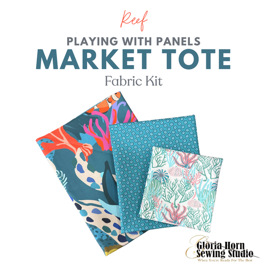 Reef Playing With Panels Market Tote - Fabric Kit