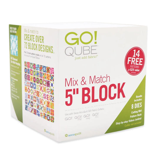 GO! Qube Mix & Match 5" Block - Accuquilt