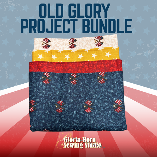 Old Glory Project Bundle - Fabric Kit | 12" x WOF