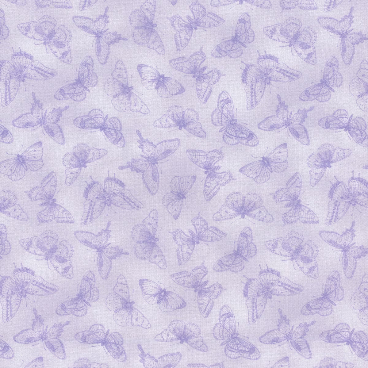Fluttering Florals - Monochromatic Butterflies - 2170-55