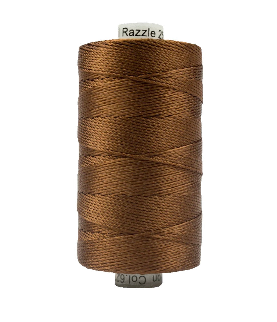 Razzle 8wt 6ply Rayon 250yd Nutmeg