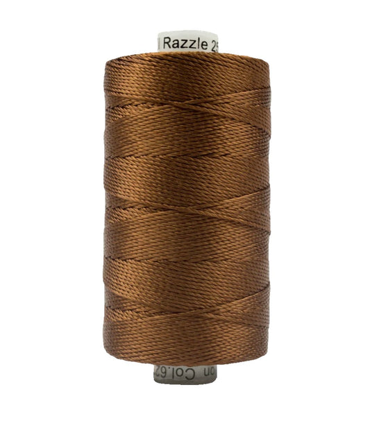 Razzle 8wt 6ply Rayon 250yd Nutmeg