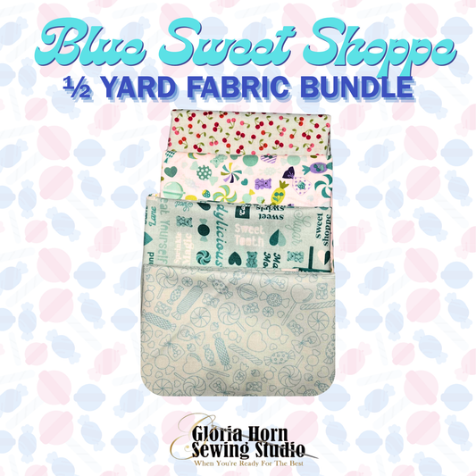 Blue Sweet Shoppe - 4 Half Yard Bundle