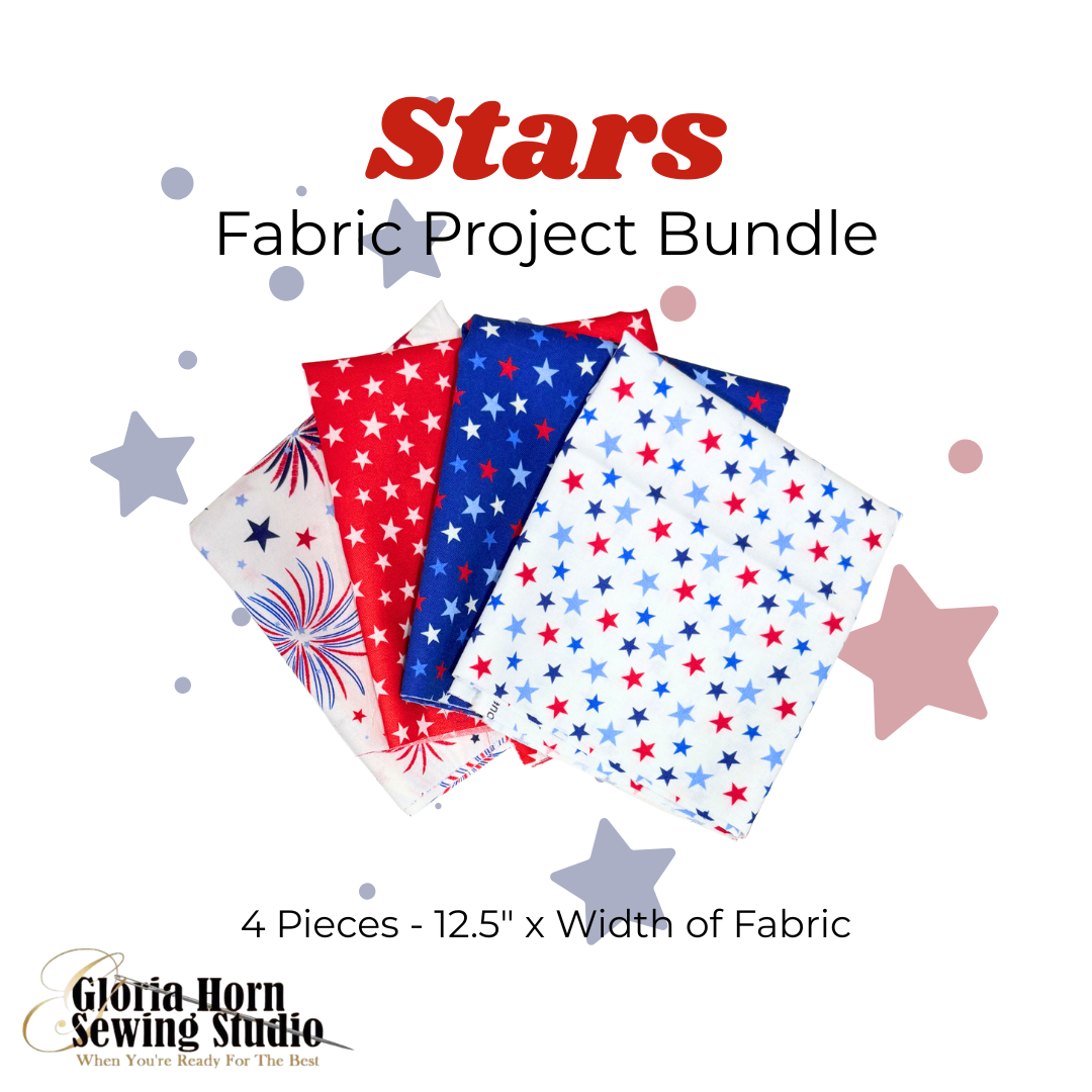 Stars Fabric Project Bundle - Fabric Kit | 12.5" x WOF
