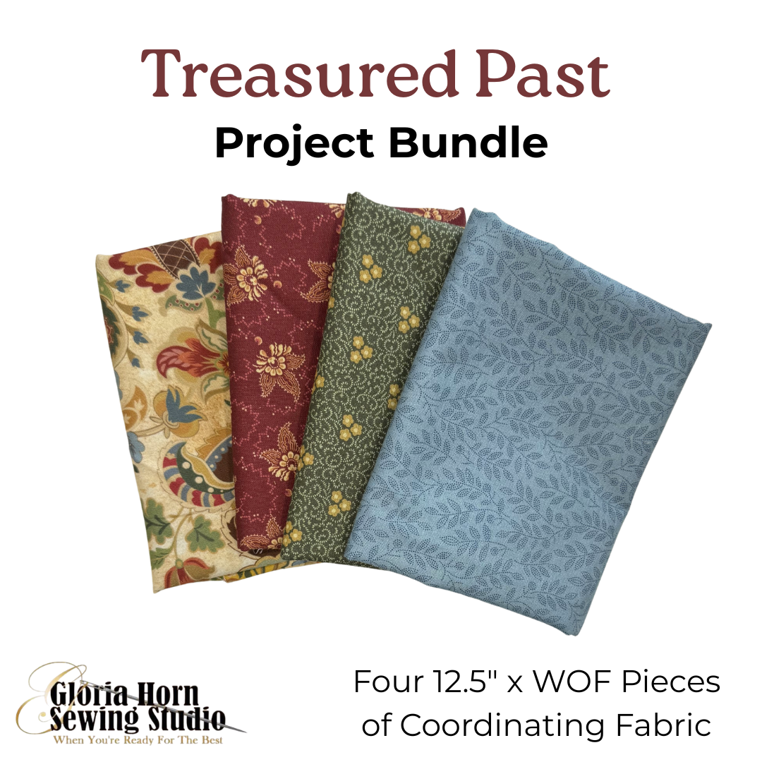 Treasured Past Project Bundle - Fabric Kit | 12.5" x WOF
