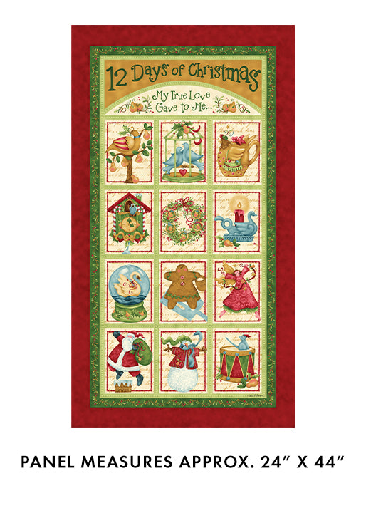 12 Days of Christmas - My True Love Multi Panel - 17270-99