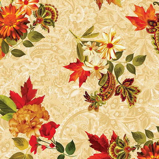 Harvest Beauty - Autumn Bouquets Cream - 15273-07