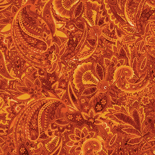 Harvest Beauty - Paisley Scroll Pumpkin - 15274-38