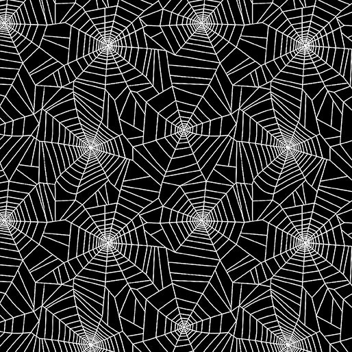 [SKINNY BOLT] Ghostly Soiree - Ghostly Cobwebs Black - 15095-12
