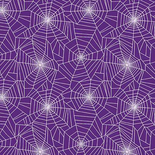 Ghostly Soiree - Ghostly Cobwebs Purple - 15095-66