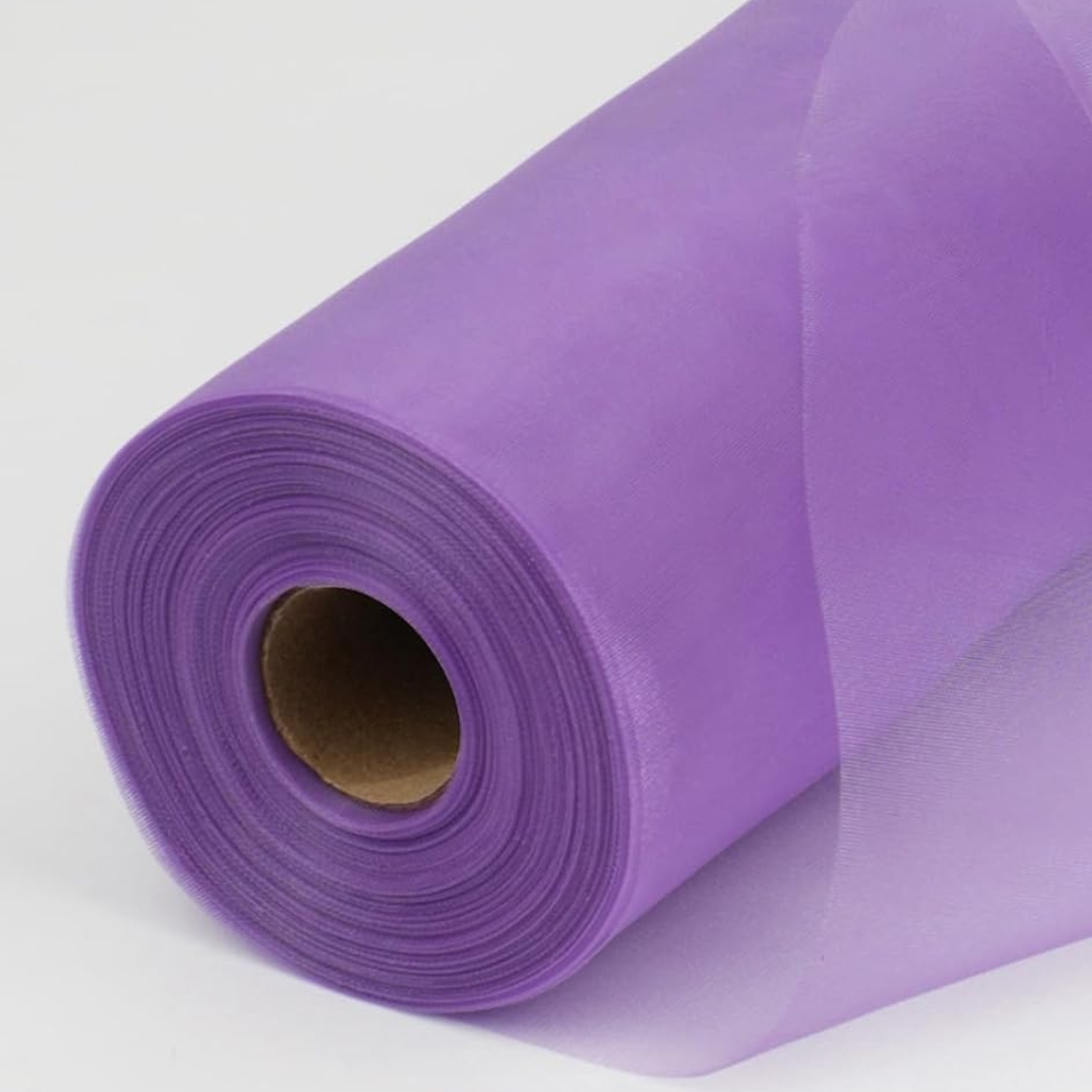 Lavender - Organza Tulle Roll - 11" x 50 yards