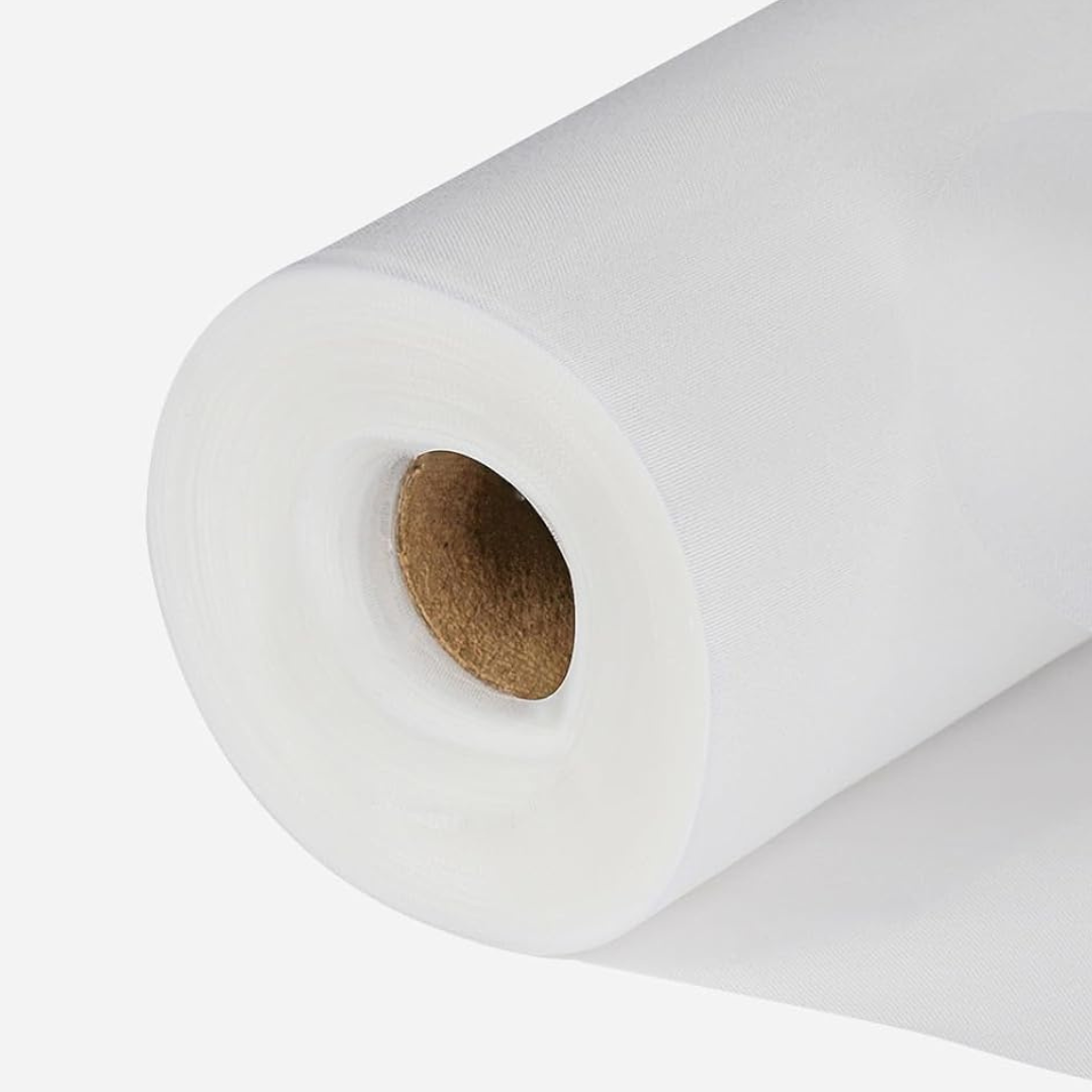 White - Organza Tulle Roll - 11" x 50 yards