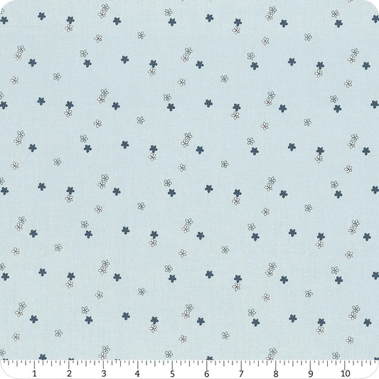 Blue Blooms and Threads - Blue Ditzy - C17124-BLUE