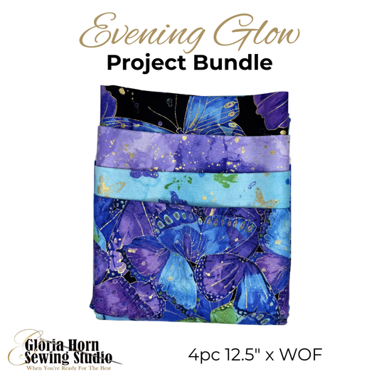 Evening Glow Project Bundle - Fabric Kit | 12.5" x WOF