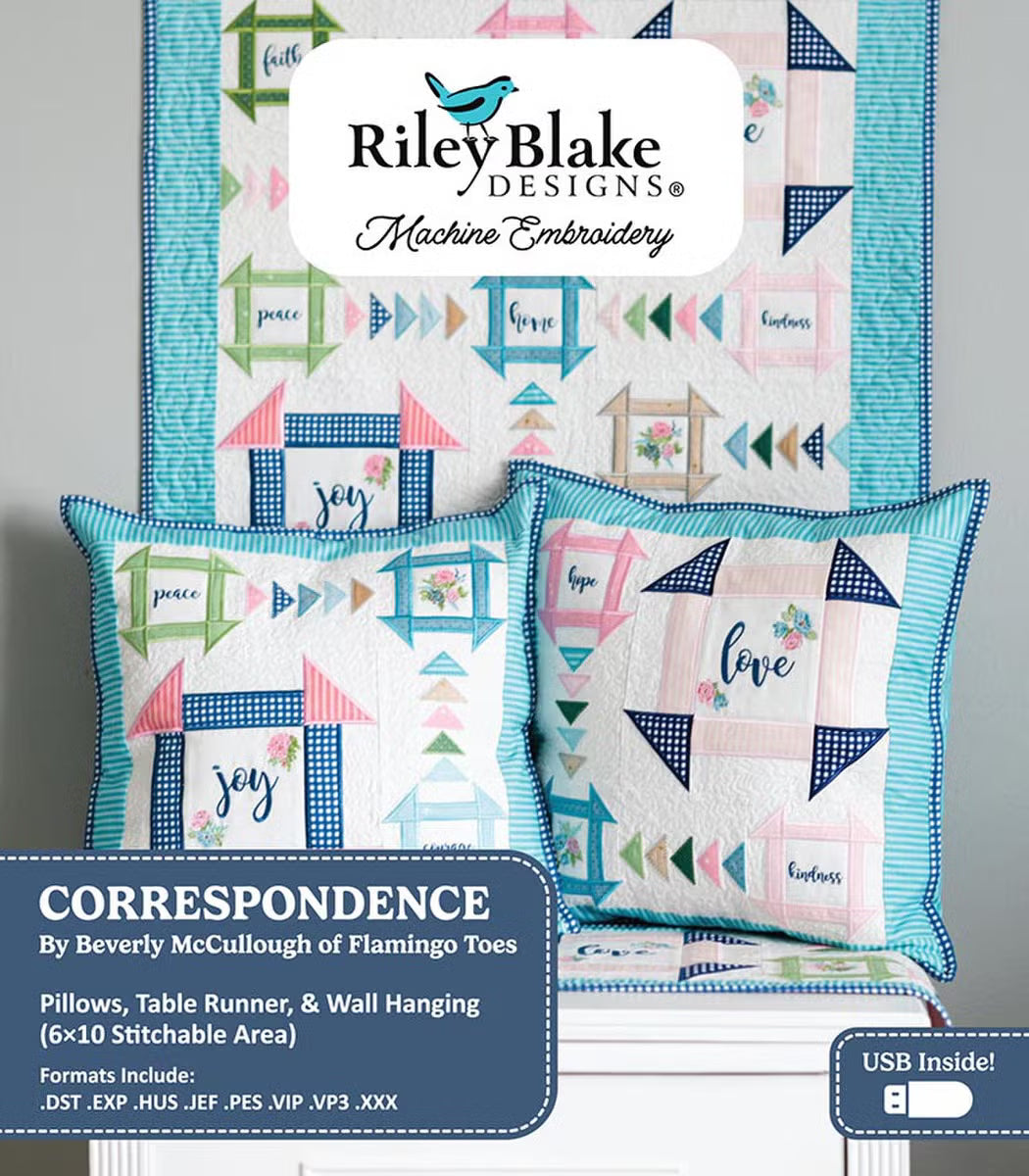 Correspondence Projects - Machine Embroidery - USB