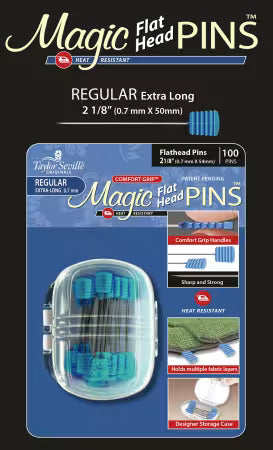 Magic Pins Flat Head Regular - 0.7 mm - 100 Pins