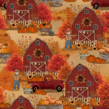 Homestead Harvest - Red Barn Retread - 24587-TAN