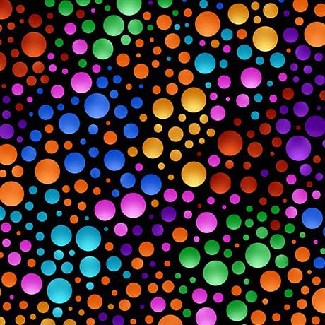 Dots - Black/Multi - Carnivale - 1649 26374 JX