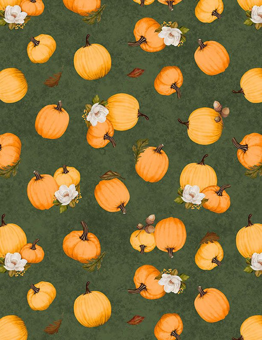 Oh My Gourd! - Tossed Pumpkins Green - 3017 27747 782-WP