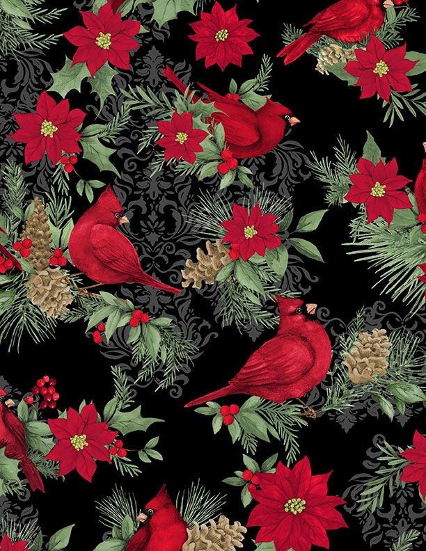Cardinal Charm - Large All Over Black - 3023 39929 937