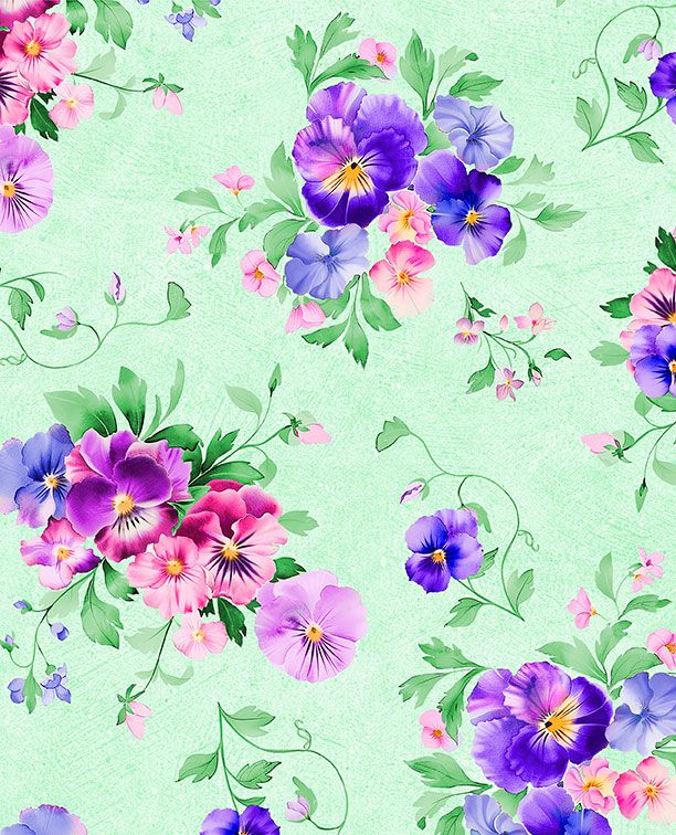 Pansy Fields - Bouquets Green - 3080 28663 773 WP