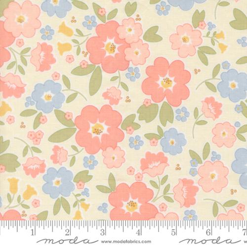 Handmade Sweetness Quilt - Vintage Blooms Florals Animals Porcelain - 31790 11QC-MO