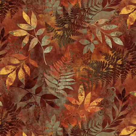 Oak & Berries - Mixed Media Leaves Autumn - 3648-83