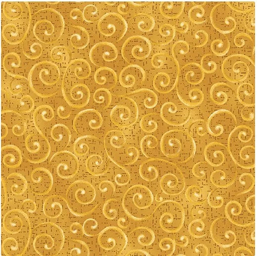 Autumn Breeze - Swirling Winds Gold - 17153-30