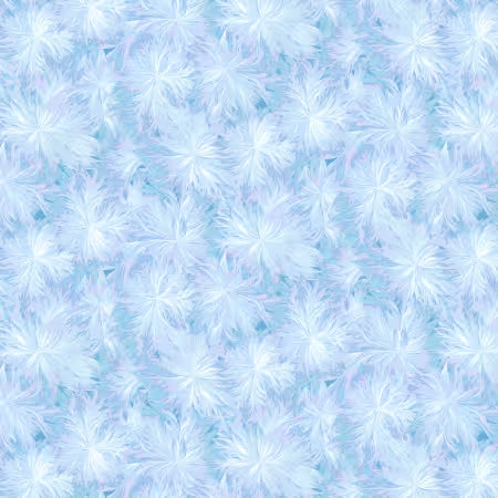 Beyond the Pines - Medium Blue Frost Flowers - 3680-70-HG