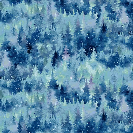 Beyond the Pines - Blue Spruce Stacked Pine Trees - 3684-76-HG