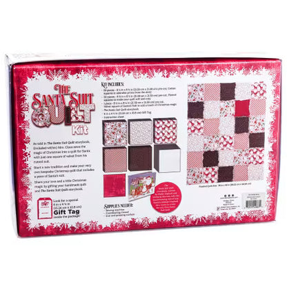 Multicolor Santa Suit Quilt Kit Box