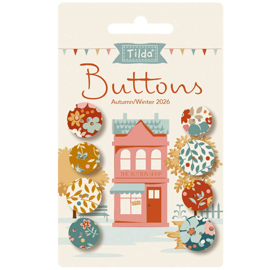 Village Life - Buttons Autumn - 8 pcs