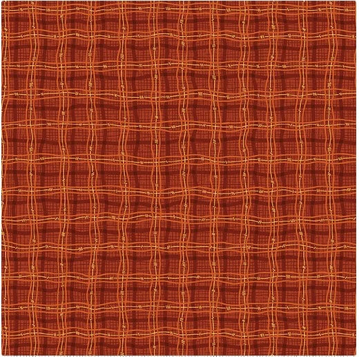 Autumn Breeze - Rambling Plaid Pumpkin - 17154-23
