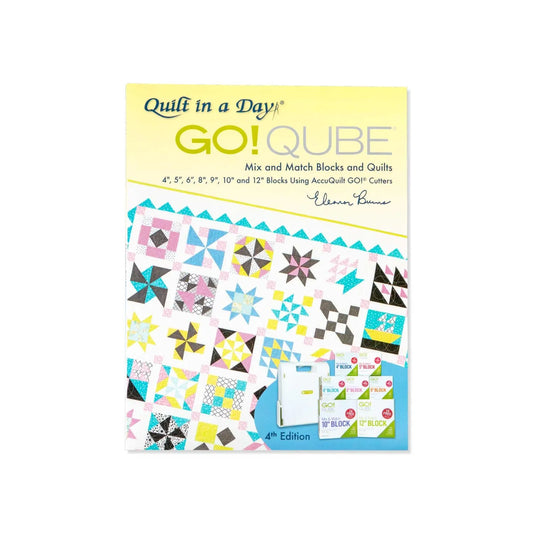 GO! Qube Mix & Match Blocks and Quilts Pattern Book by Eleanor Burns-4th Edition - Accuquilt