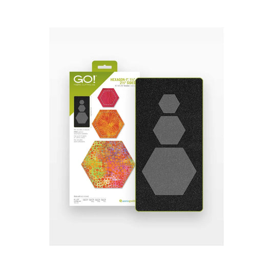 GO! Hexagon-1", 1 1/2", 2 1/2" Sides Die - Accuquilt