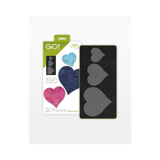 GO! Heart-2", 3", 4" Die - Accuquilt