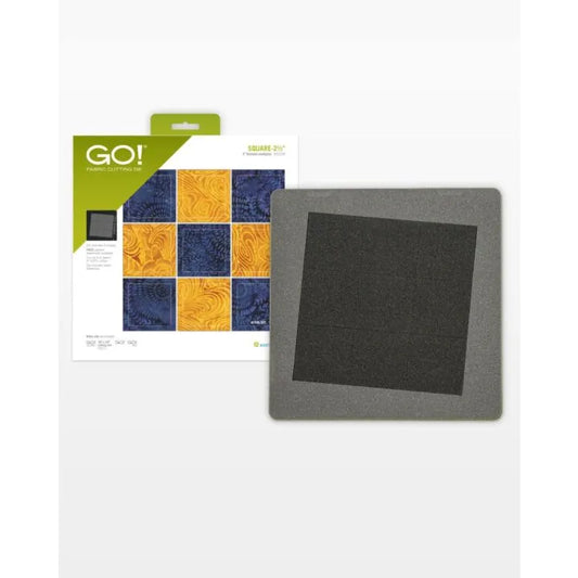 GO! Square-2 1/2" (2" Finished) Multiples Die - Accuquilt