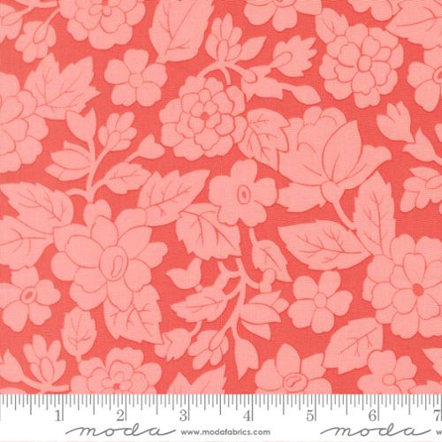 Bloomsberry - London Damask Floral Nanticket Red - 55351 17