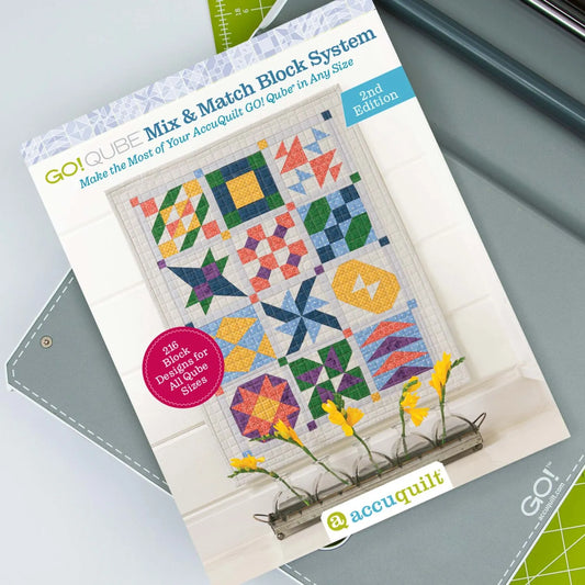 GO! Qube Mix & Match Block System Pattern Book – 2nd Edition - Accuquilt
