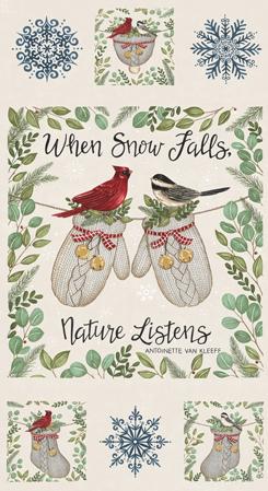 When Snow Falls - Panel Snowy White - 56178 11