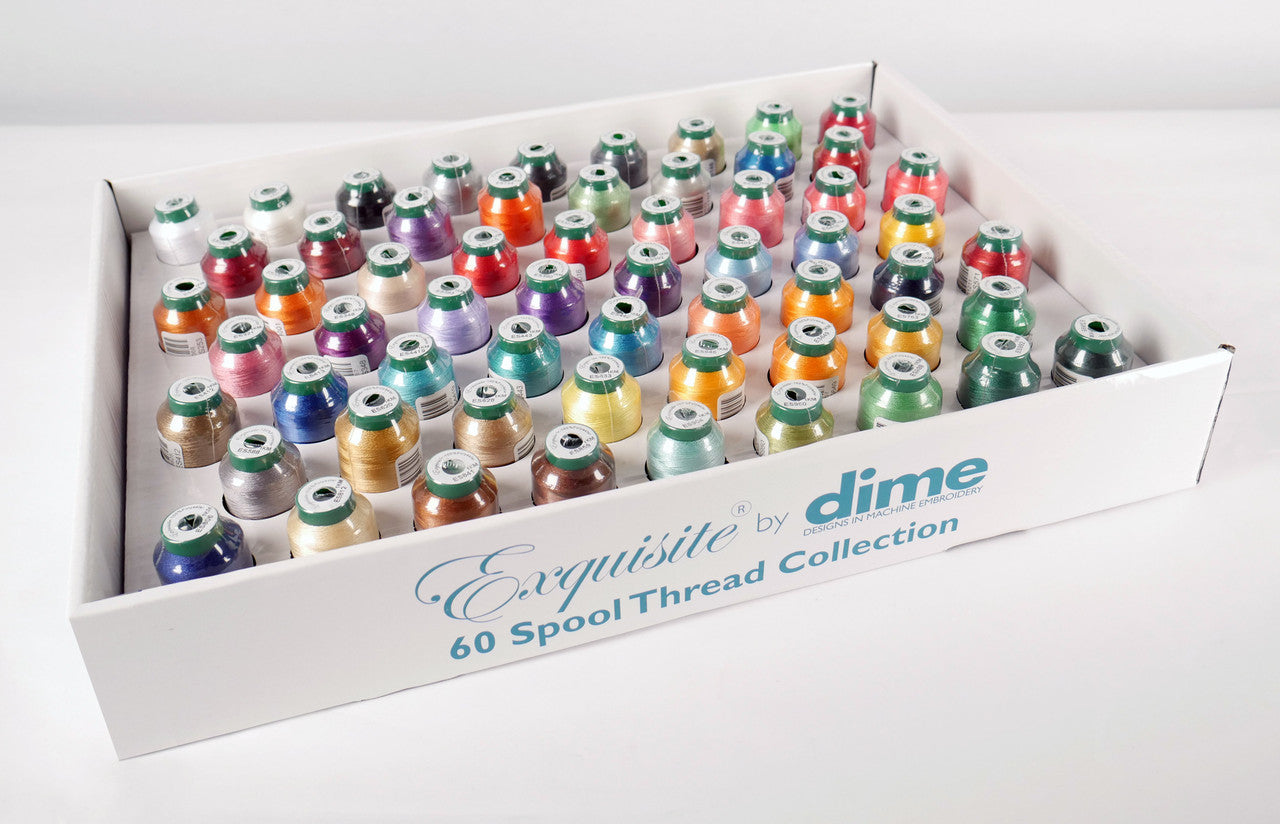 Exquisite Thread Assortment - 60 Spool Thread Collection