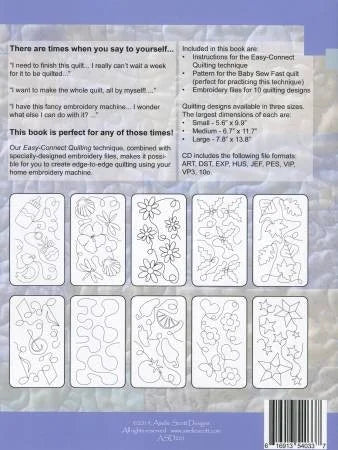 Edge to Edge Quilting on your Embroidery Machine
