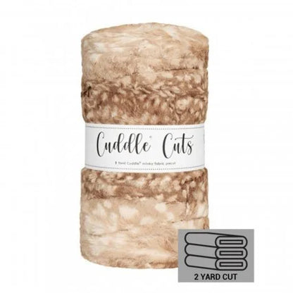 Luxe Cuddle Cut - Fawn Cappuccino - 2 Yd Cut