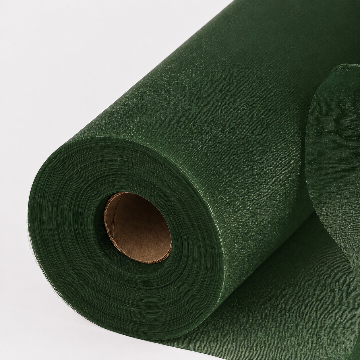 Hunter Green - Organza Tulle Roll - 12" x 50 yards