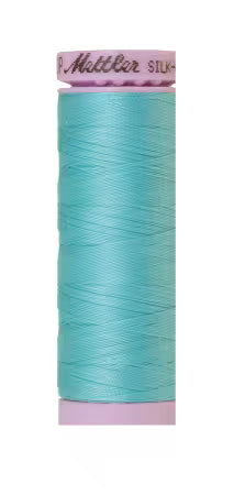 Silk-Finish 50wt Solid Cotton Thread 164yd/150M Blue Curacao