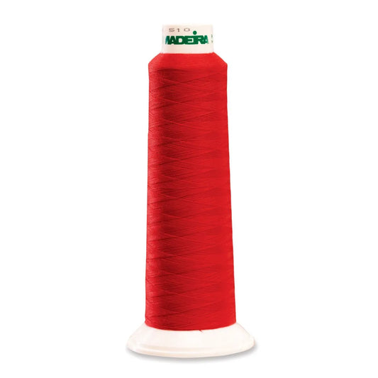 Poly 2000yd Serger Thread - Red