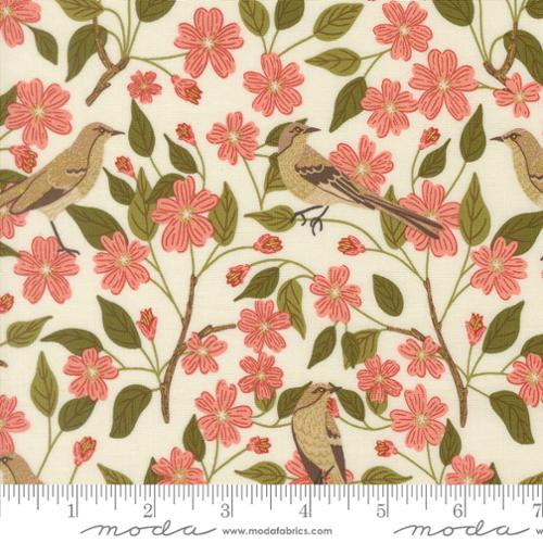 Ladybug Whimsy Metal - Blossoms Birds Florals Eggshell - 48441 11M-MO